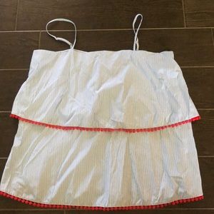 Flowy striped tank top